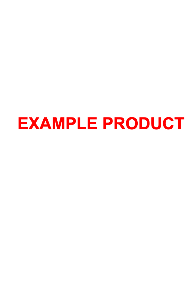 Example Product